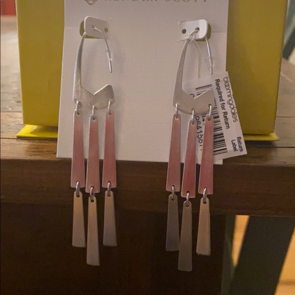 Kendra Scott silver earrings